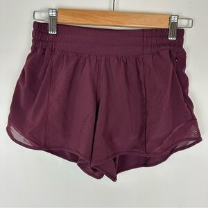 lululemon athletica Women's Athletic Shorts - Burgundy
